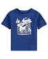 ფოტო #1 პროდუქტის Infant Boys and Girls Royal Los Angeles Dodgers On the Fence T-shirt