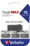 Фото #10 товара Verbatim ToughMAX - USB Drive 16 GB - Black - 16 GB - USB Type-A - 2.0 - Cap - 7 g - Black