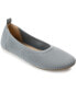 ფოტო #1 პროდუქტის Women's Jersie Knit Flats