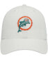 Фото #3 товара Men's White Miami Dolphins Clean Up Legacy Adjustable Hat