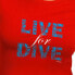 ფოტო #2 პროდუქტის KRUSKIS Live For Dive short sleeve T-shirt
