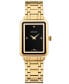 ფოტო #1 პროდუქტის Women's Swiss Eirini Gold PVD Stainless Steel Bracelet Watch 25x33mm