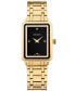 ფოტო #1 პროდუქტის Women's Swiss Eirini Gold PVD Stainless Steel Bracelet Watch 25x33mm