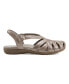 Фото #2 товара Women's Berri Woven Casual Round Toe Slingback Sandals