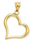 Фото #1 товара Ожерелье Macy's Open Heart, 14k Gold