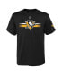 ფოტო #1 პროდუქტის Big Boys Black Pittsburgh Penguins Authentic Pro Logo T-shirt