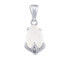 Фото #1 товара Silver Clarissa Pendant with Moonstone and Brilliance Zirconia JJJ1267PMS