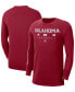 Фото #1 товара Men's Crimson Oklahoma Sooners Word Long Sleeve T-shirt