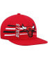 ფოტო #2 პროდუქტის Men's Red Chicago Bulls Retro Bolt Deadstock Snapback Hat