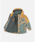 ფოტო #3 პროდუქტის Boy Printed 3 In 1 Mid Season Set Beige And Camo Dinos - Child