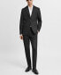 Фото #5 товара Men's Slim Fit Cool Wool Dress Pants