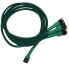 Фото #2 товара Nanoxia NX34A60G - 0.6 m - Molex (3-pin) - 4 x Molex (3-pin) - Male - Female - Green