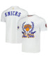 Фото #1 товара Men's and Women's White New York Knicks Heritage Crest T-shirt