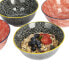 KITCHENCRAFT Red And Black Design Set 4 Bowls