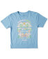 ფოტო #1 პროდუქტის Big Girls Beachy Daze Graphic Cotton T-Shirt