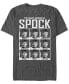 Star Trek Men's The Original Series Many Moods Of Spock Short Sleeve T-Shirt Серый, XL - фото #1