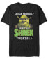 Shrek Men's Check Yourself Before You Shrek Yourself Short Sleeve T-Shirt S - фото #1