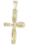 Фото #1 товара Fine gold cross pendant 241 001 01087