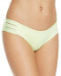 Фото #1 товара Vitamin A 260344 Women's Neutra Hipster Bikini Bottom Lime Swimwear Size Medium