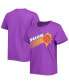 ფოტო #1 პროდუქტის Women's Purple Phoenix Suns Hardwood Classics Arcadia Elevated T-shirt