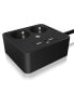 Фото #3 товара ICY BOX IB-MPS2220B-CH Doppelsteckdose mit USB Ladegeraet fuer Tisch oder Wandmontage