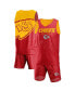 Фото #1 товара Men's Red Kansas City Chiefs Colorblock Mesh V-Neck Tank Top and Shorts Set