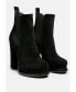 Фото #3 товара spire suede block heeled boots