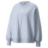 Фото #3 товара Puma Classics Oversized Crew Neck Sweatshirt Womens Blue 533512-21