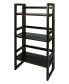 3 - Shelf Folding Student Bookcase 20.75" Wide