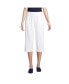 ფოტო #1 პროდუქტის Petite Sport Knit High Rise Elastic Waist Capri Pants