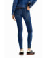 ფოტო #2 პროდუქტის Women's Slim biker jeans