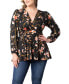 Фото #1 товара Plus Size Leah Long Sleeve Tunic Top