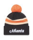 Men's Gray Atlanta Hawks 2022/23 City Edition Official Cuffed Pom Knit Hat