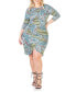 Plus Size Ruched Dress