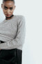Фото #4 товара Базовый свитер из смесовой шерсти и альпаки ZARA