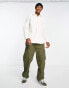 Dickies Wilsonville long sleeve shirt in off white