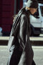 Фото #12 товара Кардиган ZARA Двубортное пальто с асимметричным шарфом