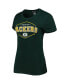 Women's Green, Gold Green Bay Packers Badge T-shirt and Pants Sleep Set