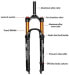 Фото #4 товара ZTZ Magnesium Alloy Mountain Front Fork Air Pressure Shock Absorber Fork Bicycle Accessories