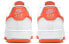 Фото #6 товара Кроссовки мужские Nike Air Force 1 Low бело-оранжевые