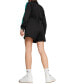 Women's T7 Play Loud Zip Front Long Sleeve Romper PUMA BLACK, S - фото #2