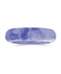 ფოტო #4 პროდუქტის Good Luck Energy Smooth Stackable Natural Dyed Blue Jade Band Ring