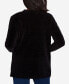 ფოტო #3 პროდუქტის Petite Classics Chenille Cardigan Sweater with Pockets