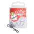 Фото #1 товара CARP EXPERT Q Shaped CXP Fast Snap Swivel