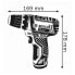 Bosch GSR 10,8-2-LI Professional - Pistol grip drill - Keyless - 1 cm - 1.9 cm - 1 cm - 1 mm