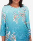 Фото #5 товара Petite Sedona Sky Ombre Bird Beaded Neck Top