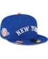 Фото #1 товара Men's Royal New York Yankees City Flag 59FIFTY Fitted Hat