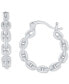 Polished Chain Link Small Hoop Earrings, 3/4", Created by Macy's