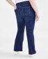 Фото #2 товара Plus Size Mid Rise Curvy Bootcut Jeans, Created for Macy's