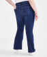 Plus Size Mid Rise Curvy Bootcut Jeans, Created for Macy's